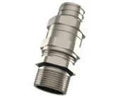 Фитинги прямые для соединения с металлорукавом, для применения в условиях повышенной взрывоопасности, с взрывонепроницаемой оболочкой (Ex d/e) Corvus - Фурнитура MESAN