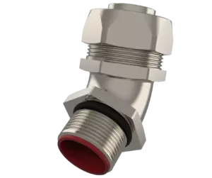 Фитинг 45° для металлорукава, нар.резьба - Фурнитура MESAN