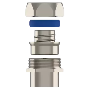 Фитинг прямой для металлорукава, внутр. резьба - Фурнитура MESAN