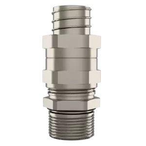 Фитинги прямые для соединения с металлорукавом, для применения в условиях повышенной взрывоопасности, с взрывонепроницаемой оболочкой (Ex d/e) Corvus - Фурнитура MESAN