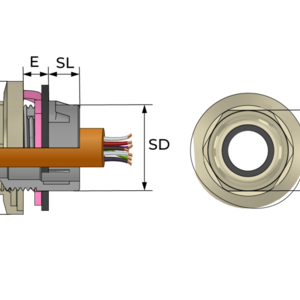 Кабельные вводы на защелке, металл - Фурнитура MESAN