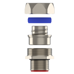 Фитинг прямой для металлорукава, нар. резьба - Фурнитура MESAN