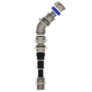 Фитинги 45° для гибких кабелепроводов и небронированных кабелей Scorpius - Фурнитура MESAN