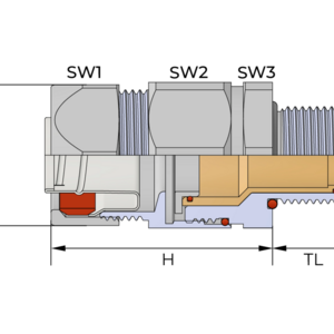 Кабельные вводы Barrier для бронированных кабелей всех типов Centaurus Conduit - Фурнитура MESAN