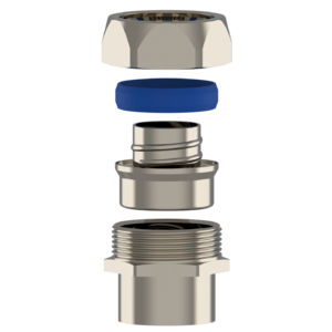 Фитинг прямой для металлорукава, внутр. резьба - Фурнитура MESAN