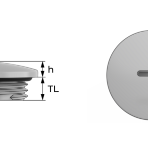 Заглушки с круглой головкой, пластик - Фурнитура MESAN