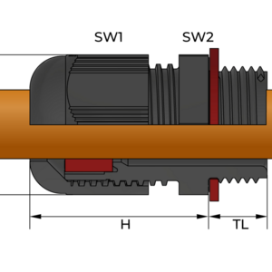 Полиамидные кабельные вводы для взрывоопасных зон (Ex e) Lyra - Фурнитура MESAN