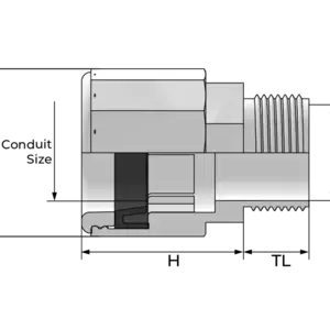 Вводные фитинги корпусные для гофрированных труб (рукавов) - Фурнитура MESAN