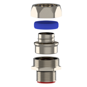 Фитинг прямой для металлорукава, нар. резьба - Фурнитура MESAN