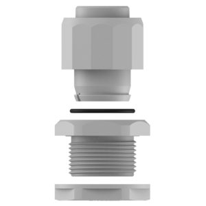Фитинг накручивающийся для металлорукава, нар. резьба - Фурнитура MESAN
