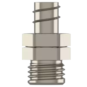 Фитинг прямой накручивающийся для металлорукава, нар. резьба - Фурнитура MESAN