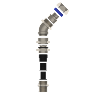 Фитинги 45° для гибких кабелепроводов и небронированных кабелей Scorpius - Фурнитура MESAN