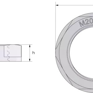 Гайки с фланцем - Фурнитура MESAN