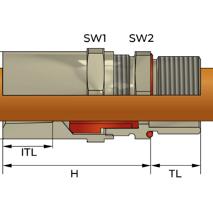 Crux Rigid Conduit Female - Фурнитура MESAN