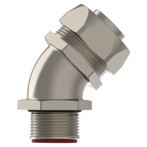 Фитинг 45° для металлорукава, нар.резьба - Фурнитура MESAN