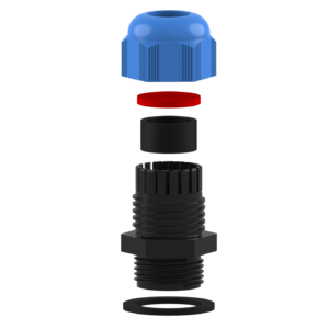 Полиамидные кабельные вводы для взрывоопасных зон (Ex e) Lyra Blue - Фурнитура MESAN