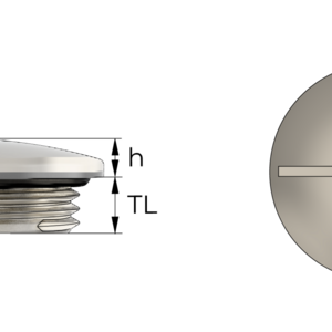 Заглушки с круглой головкой, металл - Фурнитура MESAN