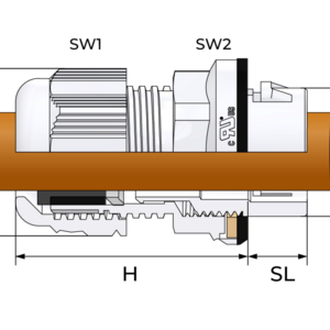 Кабельные вводы на защелке, пластик - Фурнитура MESAN