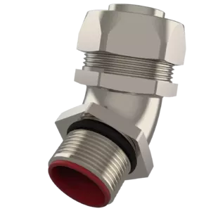 Фитинг 45° для металлорукава, нар.резьба - Фурнитура MESAN