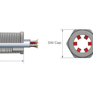 Кабельные вводы ЕМС с заземлением экрана с защитой от перегиба - Фурнитура MESAN