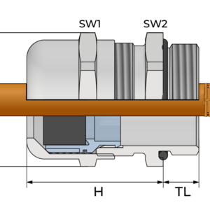 RJ 45 Кабельные вводы, металл - Фурнитура MESAN